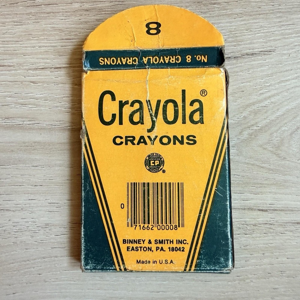 Crayola 8 Crayons Binney & Smith Vintage Box - Picture 2 of 3